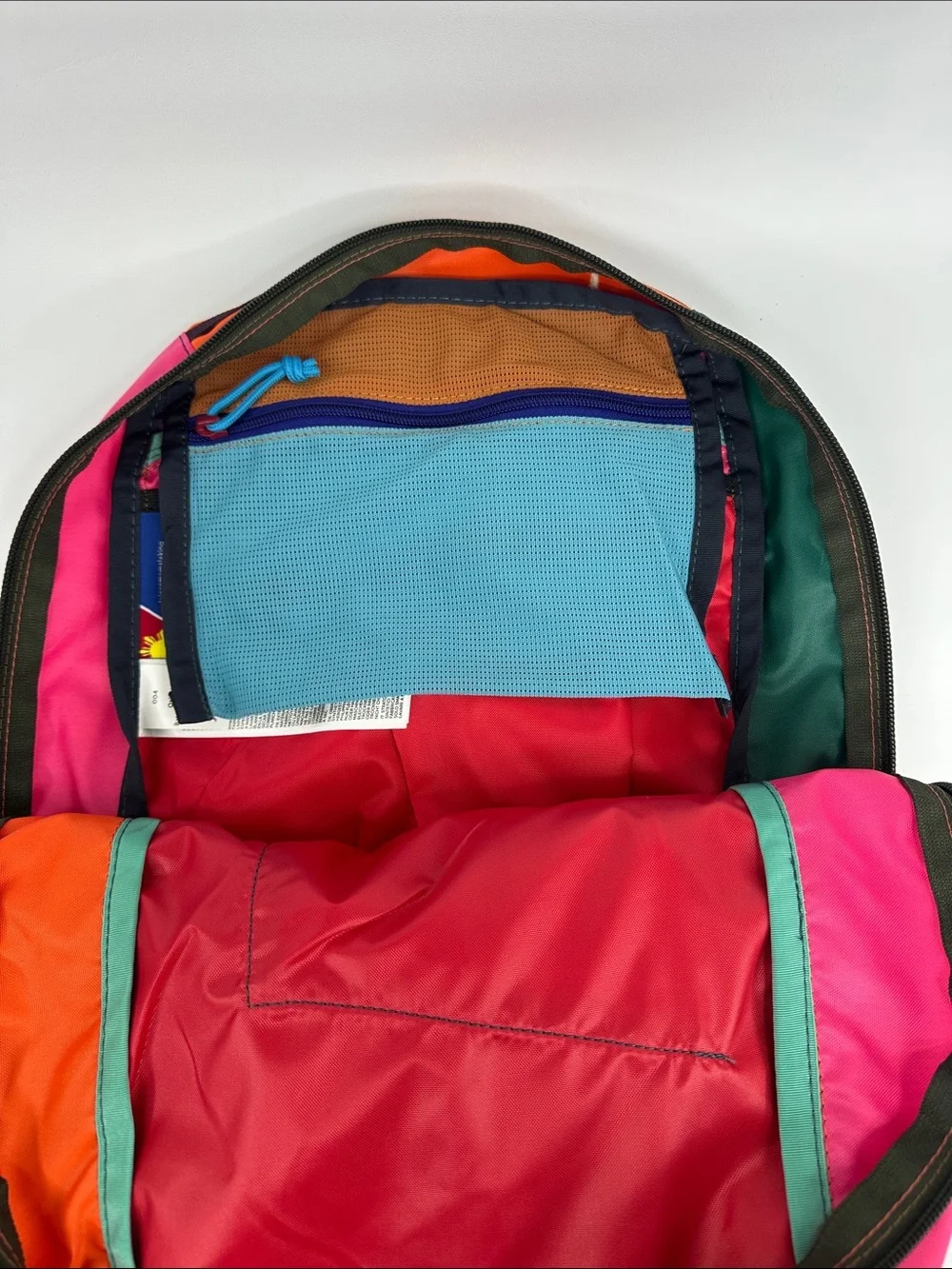 Cotopaxi Batac Del Día 16L Backpack One-of-a-Kind Multicolor Lightweight Daypack